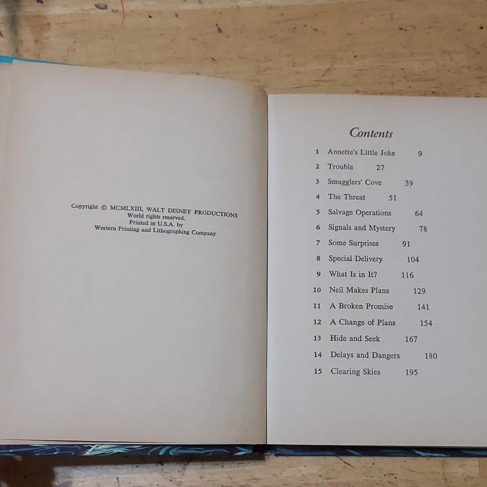 Whitman 1963 1st edition Walt Disney Annette and the Mystery at Smugglers Cove - Picture 5 of 7